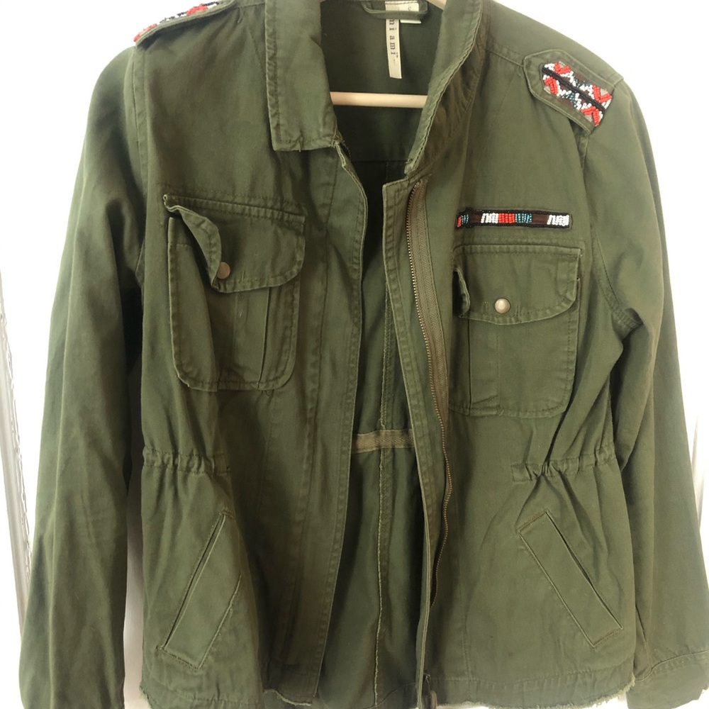 NWOT Olive green utility Jacket
